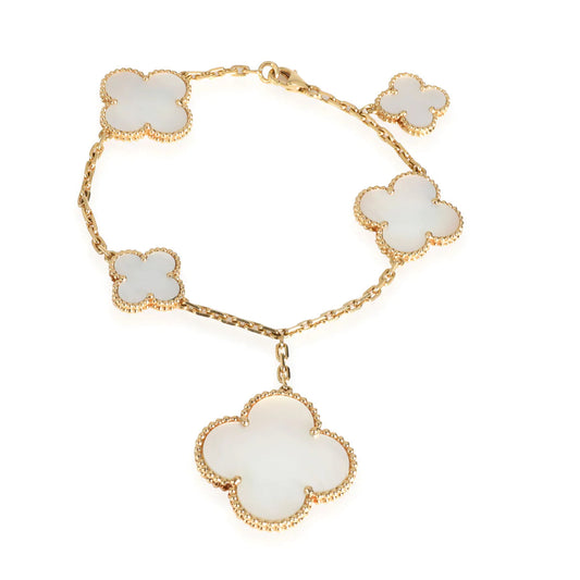 [Triumph Jewelry]MAGIC CLOVER MOP GOLD BRACELET 5 MOTIFS