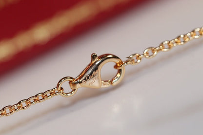 [Triumph Jewelry]LOVE NECKLACE PINK GOLD AND SILVER
