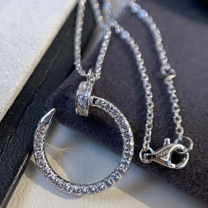 [Triumph Jewelry]JUSTE NECKLACE SILVER DIAMONDS