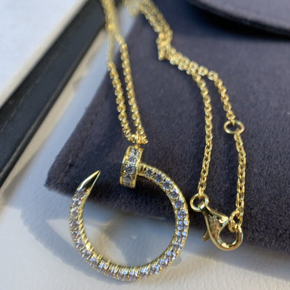 [Triumph Jewelry]JUSTE NECKLACE GOLD DIAMONDS