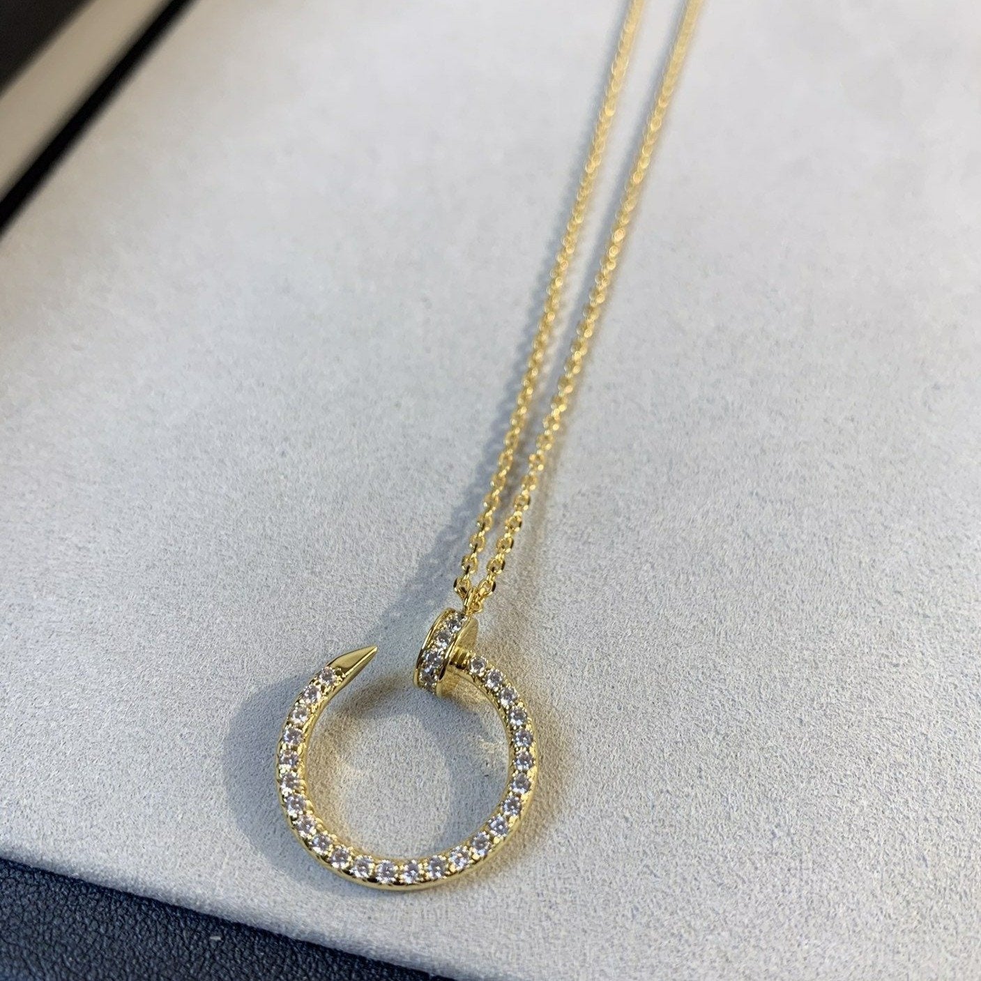 [Triumph Jewelry]JUSTE NECKLACE GOLD DIAMONDS
