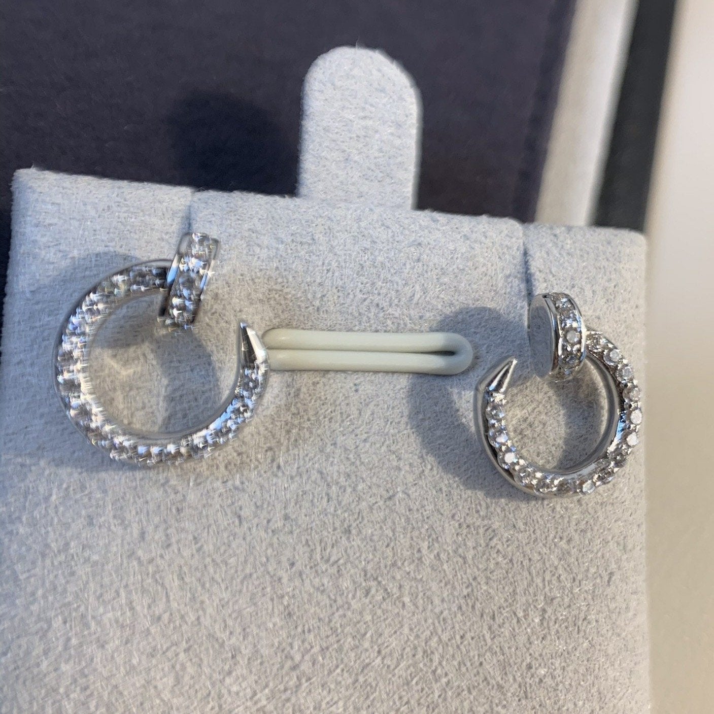 [Triumph Jewelry]JUSTE EARRINGS SILVER DIAMONDS