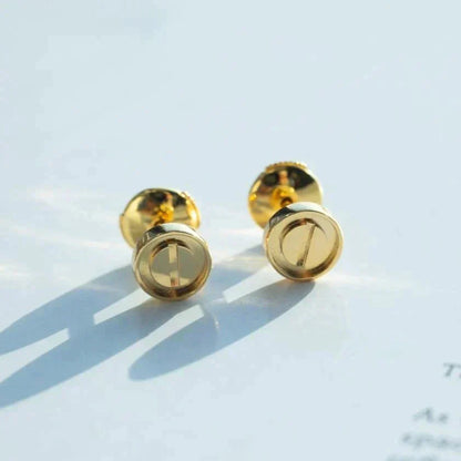 [Triumph Jewelry]LOVE EARRINGS GOLD 10MM