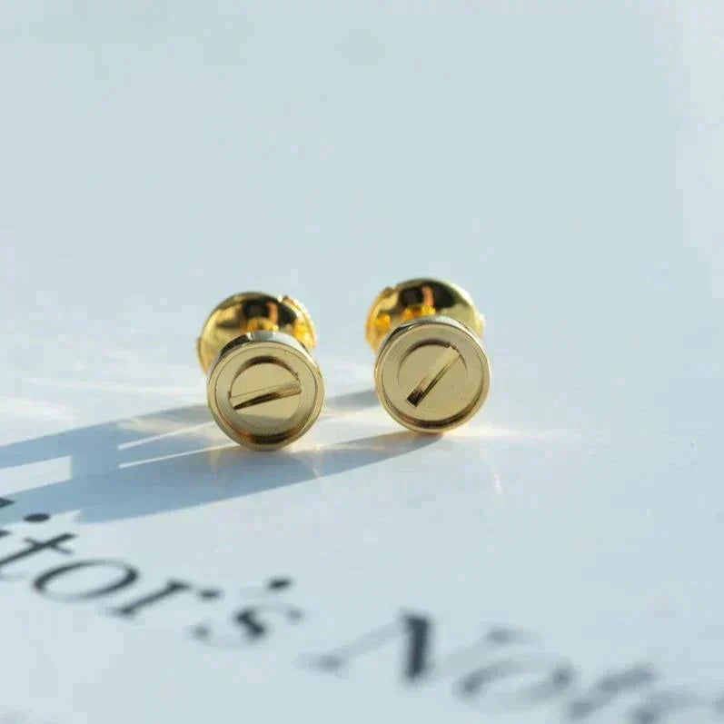 [Triumph Jewelry]LOVE EARRINGS GOLD 10MM