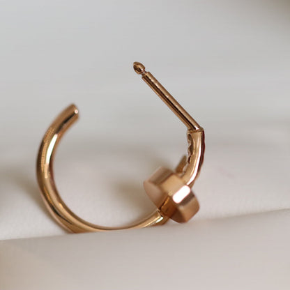 [Triumph Jewelry]JUSTE EARRINGS PINK GOLD