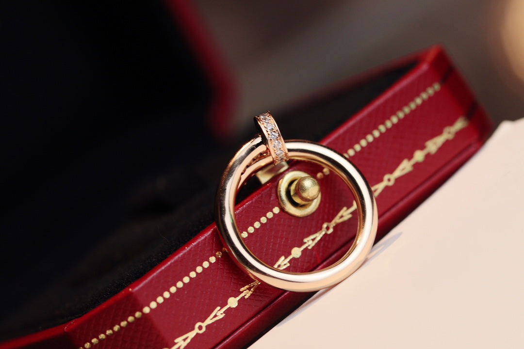 [Triumph Jewelry]JUSTE RING 2.65MM PINK GOLD DIAMOND