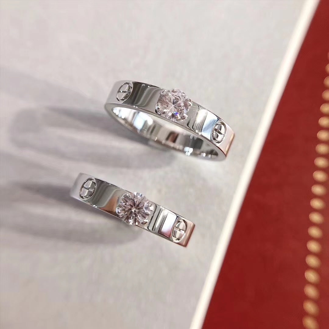 [Triumph Jewelry]LOVE RING 3.6MM 1 BIG DIAMOND