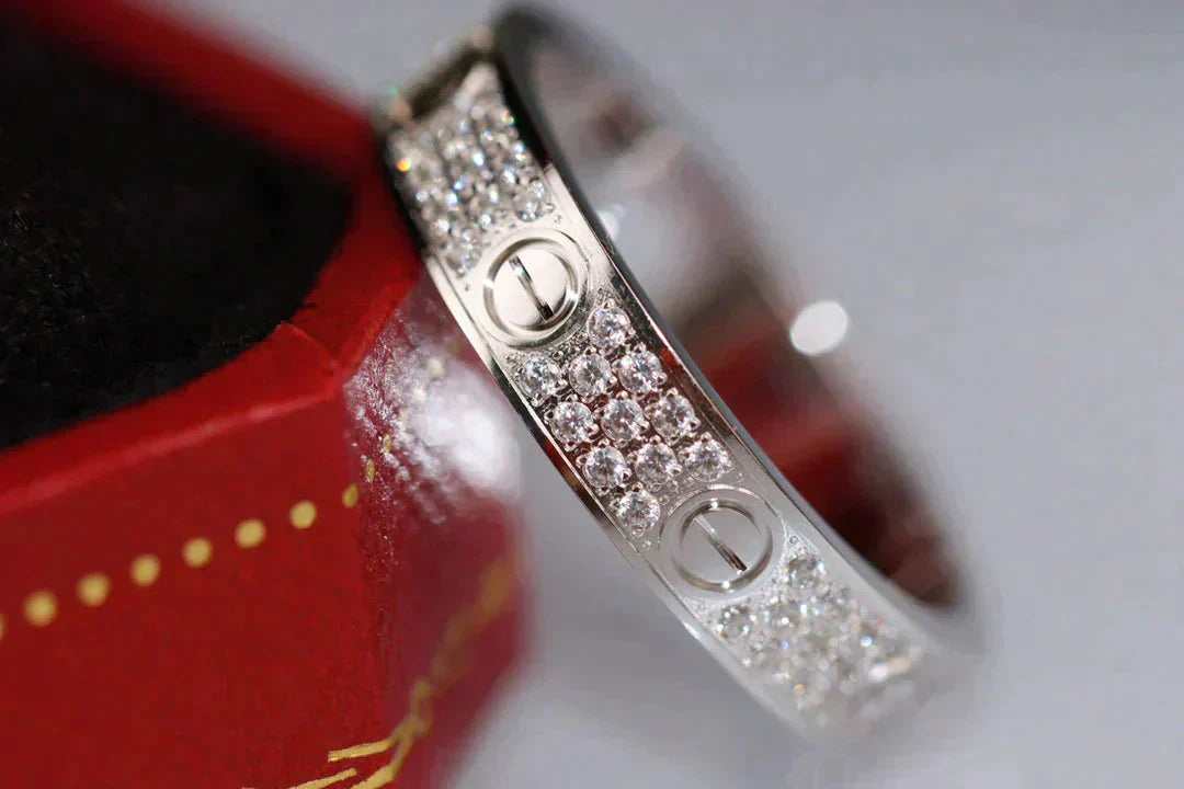[Triumph Jewelry]LOVE RING 3.6MM DIAMOND PAVED