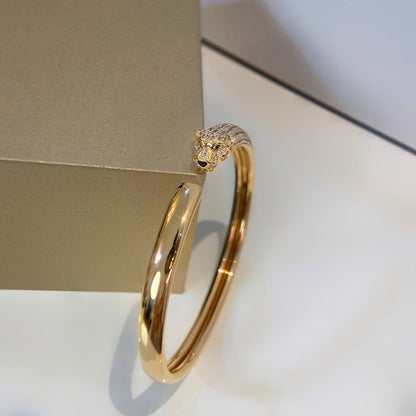 [Triumph Jewelry]PANTHERE GOLD DIAMOND OPEN BRACELET