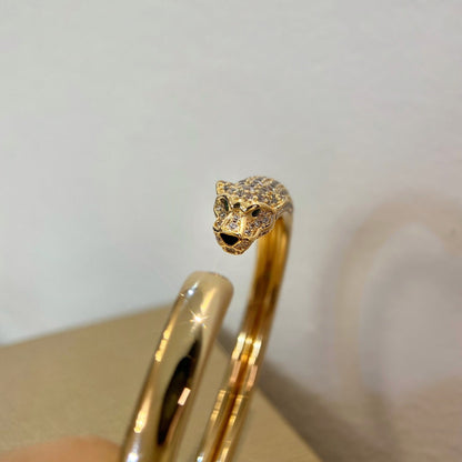 [Triumph Jewelry]PANTHERE GOLD DIAMOND OPEN BRACELET