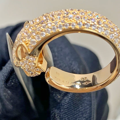 [Triumph Jewelry]PANTHERE PINK GOLD DIAMOND RING