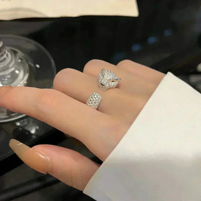 [Triumph Jewelry]PANTHERE 5.5MM ALL DIAMOND RING