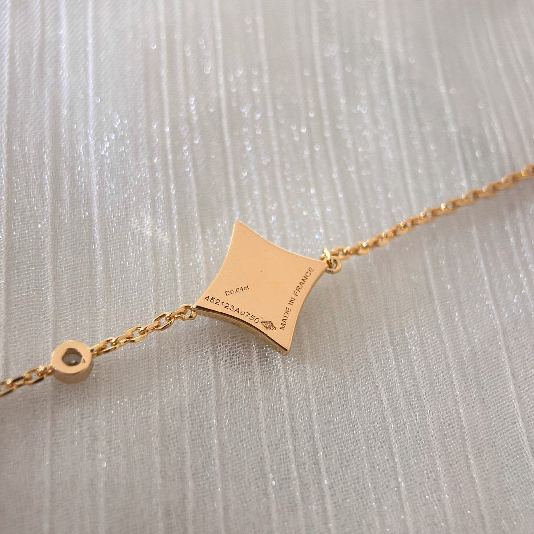 [Triumph Jewelry]COLOR STAR PINK GOLD DIAMOND BRACELET