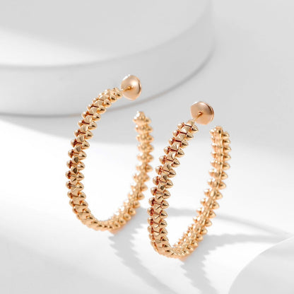 [Triumph Jewelry]CLASH HOOP EARRINGS