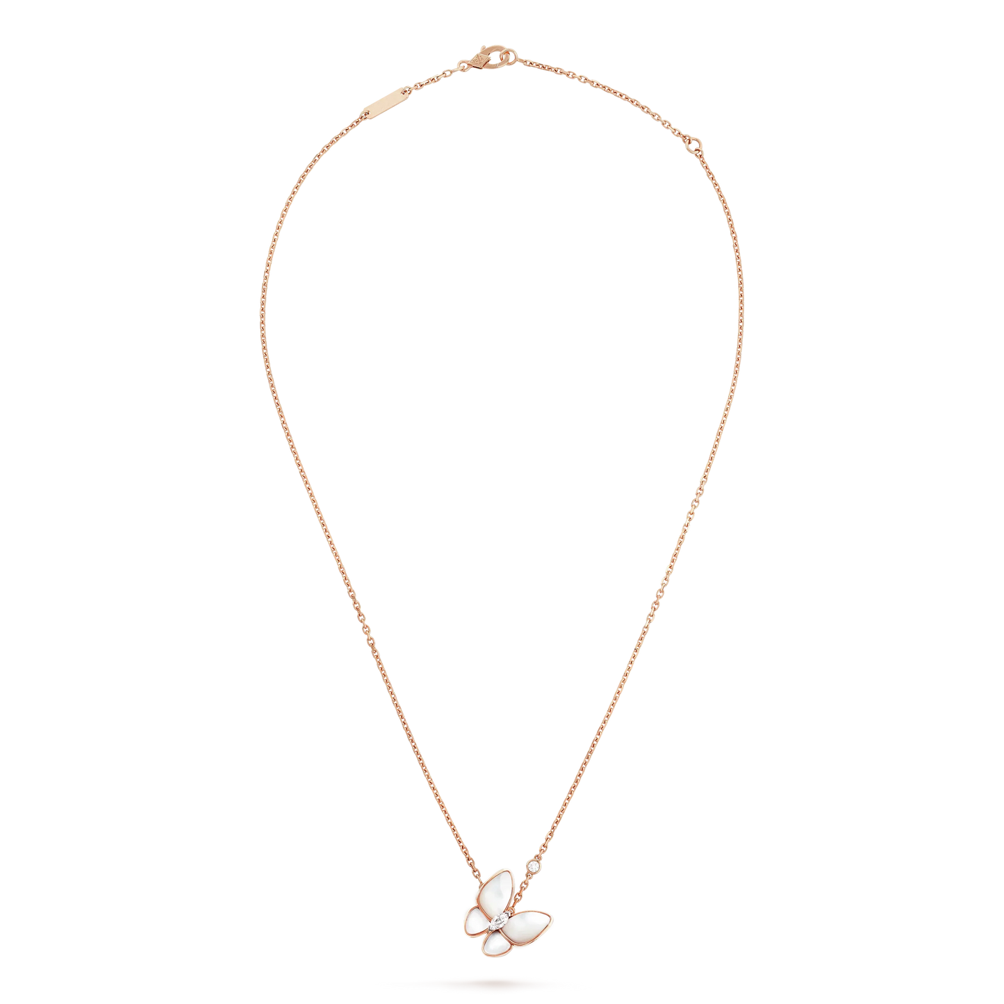 [Triumph Jewelry]BUTTERFLY MOP DIAMOND NECKLACE