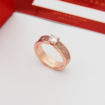 [Triumph Jewelry]Starry Sky Diamond Ring