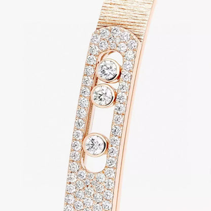 [Triumph Jewelry]2026 BRAND-NEW FROSTED BRACELET WITH DIAMONDS THREE COLORS