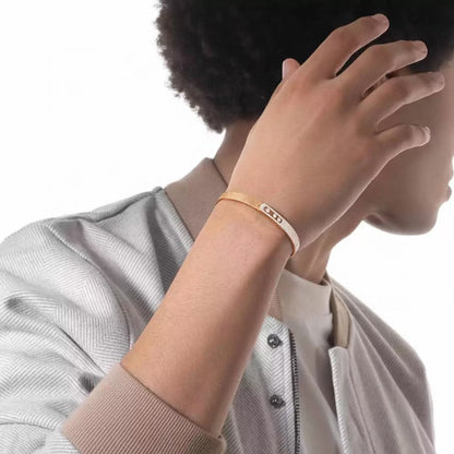 [Triumph Jewelry]2026 BRAND-NEW FROSTED BRACELET WITH DIAMONDS THREE COLORS