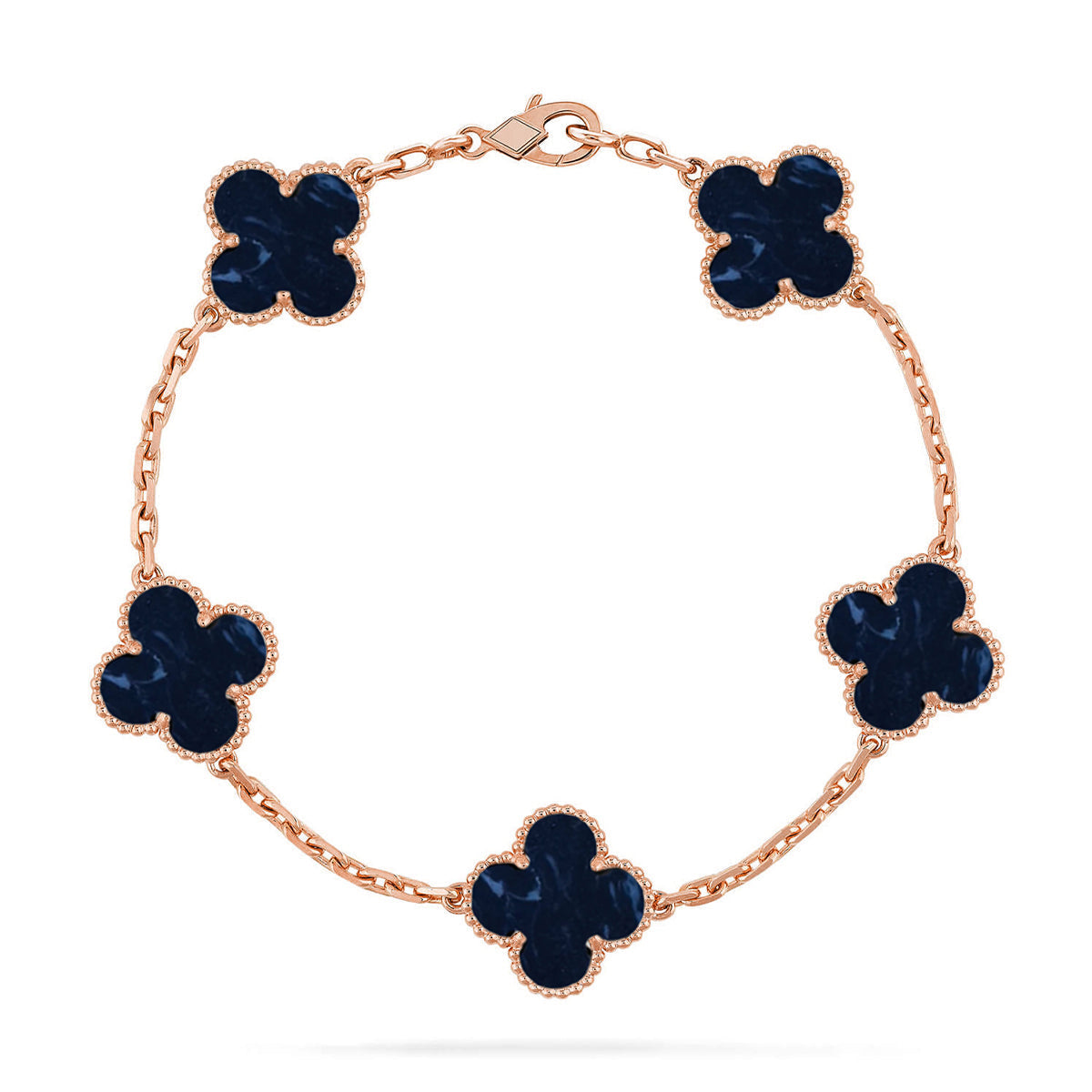 [Triumph Jewelry]CLOVER 5 MOTIF PIETERSITE BRACELET COLLECTION