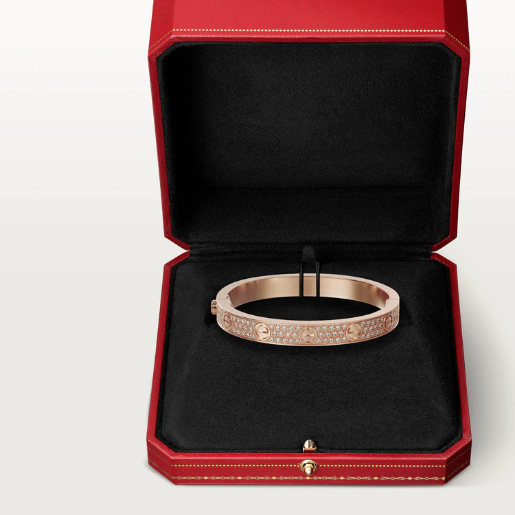 [Triumph Jewelry]LOVE BRACELET 6.1MM DIAMOND-PAVED