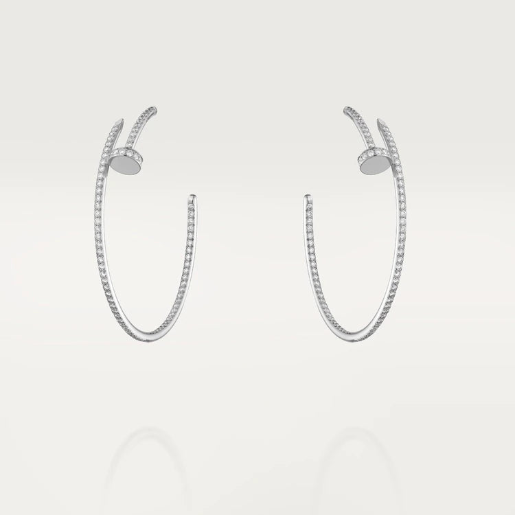 [Triumph Jewelry]JUSTE EARRINGS FULL DIAMONDS 1.8MM