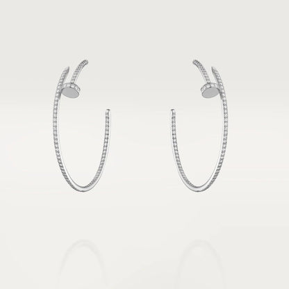 [Triumph Jewelry]JUSTE EARRINGS FULL DIAMONDS 1.8MM