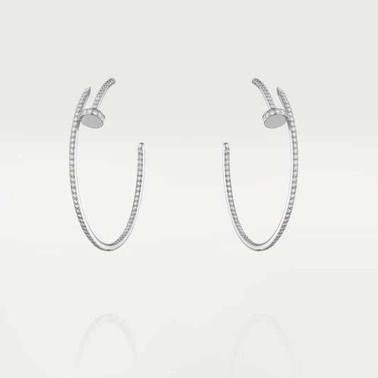 [Triumph Jewelry]JUSTE EARRINGS FULL DIAMONDS 1.8MM