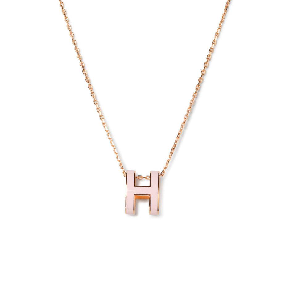 [Triumph Jewelry]POP H PEDANT PINK GOLD