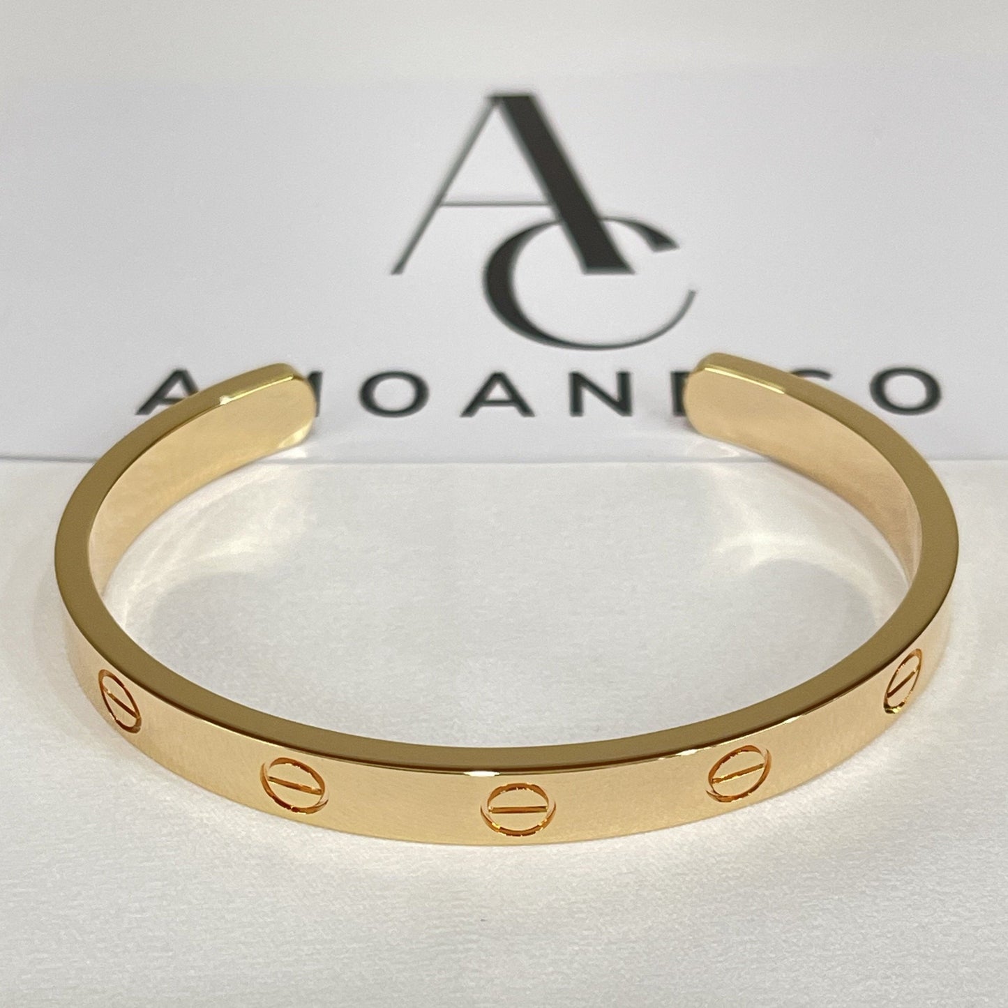 [Triumph Jewelry]LOVE BRACELET 6.1MM OPEN CUFF
