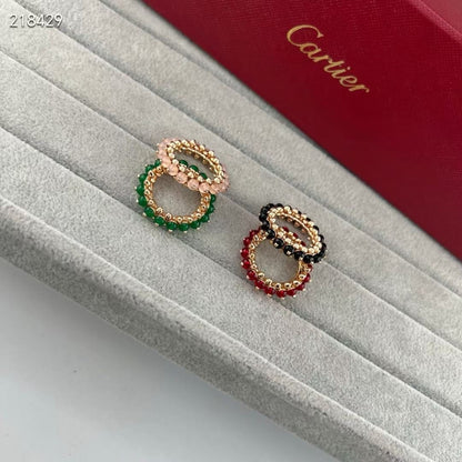 [Triumph Jewelry]CLASH NEW COLORED GEMSTONE RING