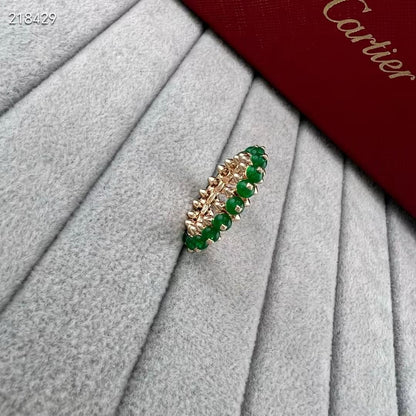 [Triumph Jewelry]CLASH NEW COLORED GEMSTONE RING