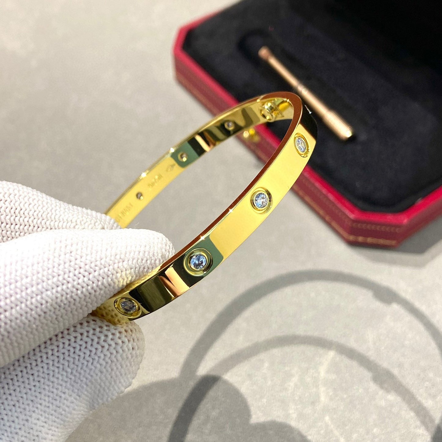 [Triumph Jewelry]LOVE BRACELET 6.1MM 10 DIAMONDS