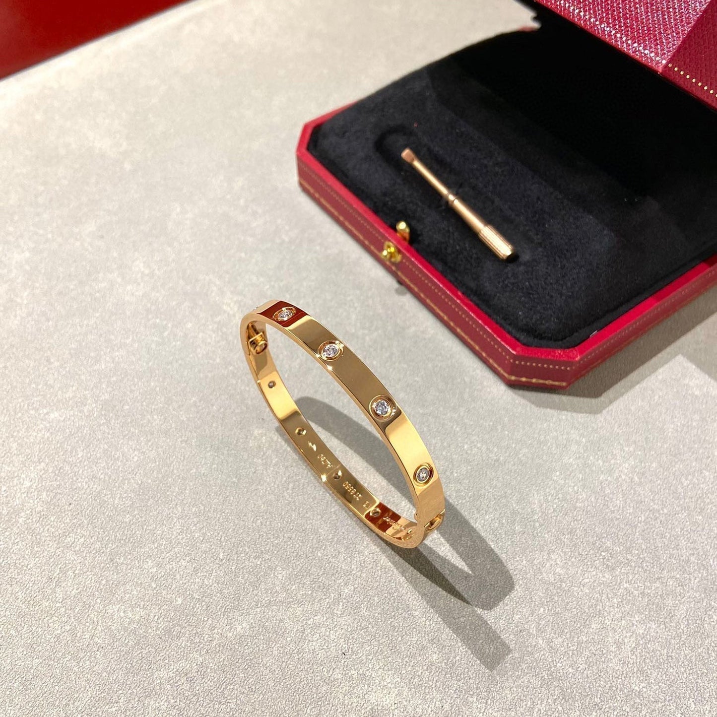[Triumph Jewelry]LOVE BRACELET 6.1MM 10 DIAMONDS