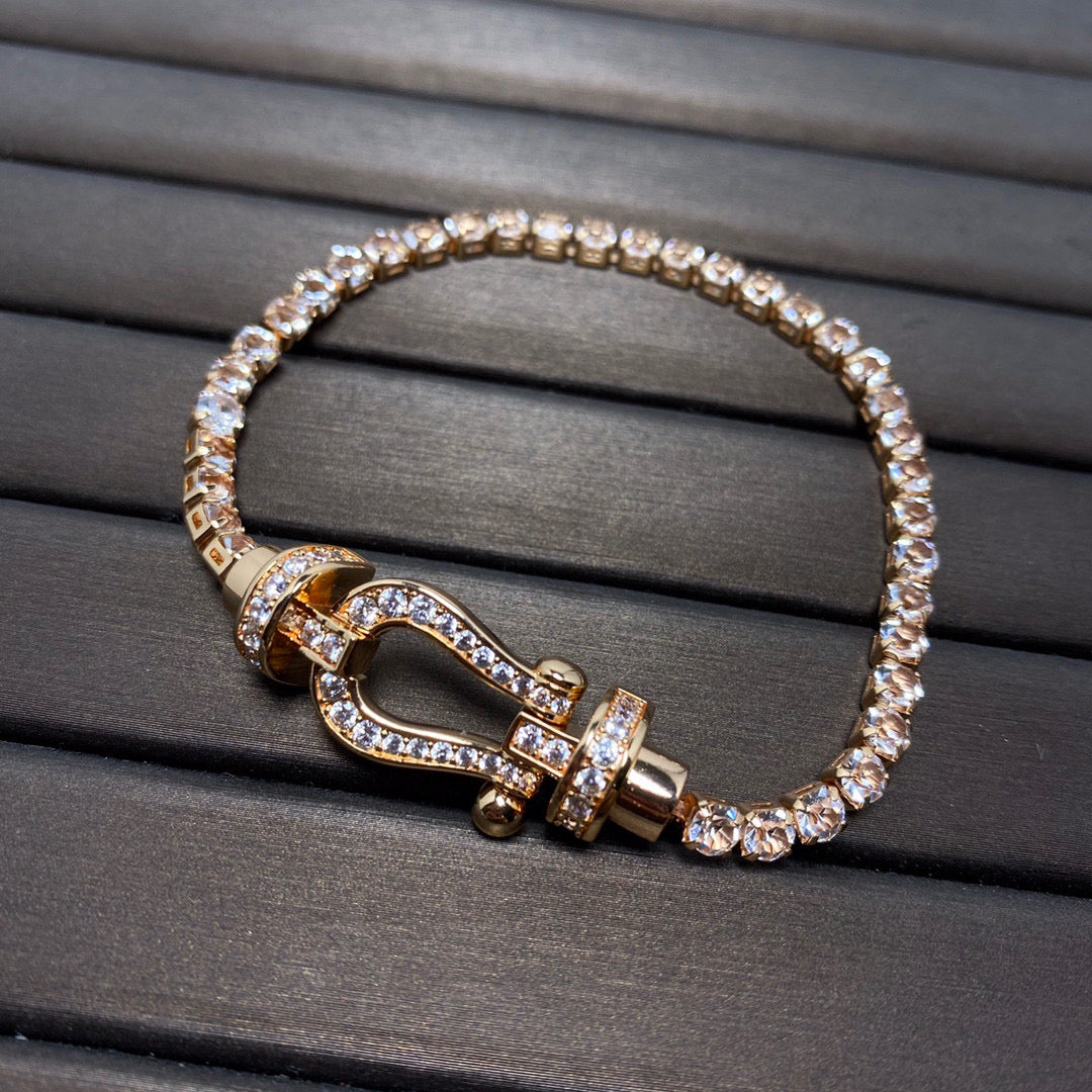 [Triumph Jewelry]FORCE  HORSESHOE  DIAMOND TENNIS BRACELET