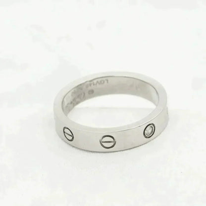 [Triumph Jewelry]LOVE RING 4MM 1 DIAMOND SILVER