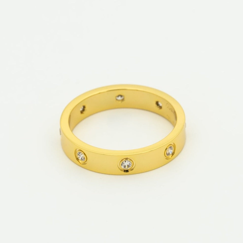 [Triumph Jewelry]LOVE RING 3.6MM 8 DIAMONDS