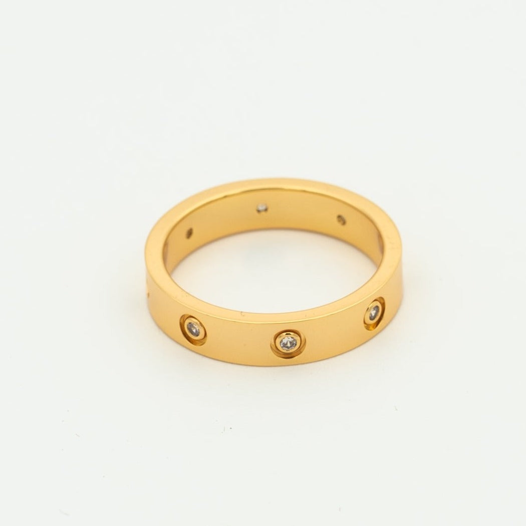 [Triumph Jewelry]LOVE RING 3.6MM 8 DIAMONDS