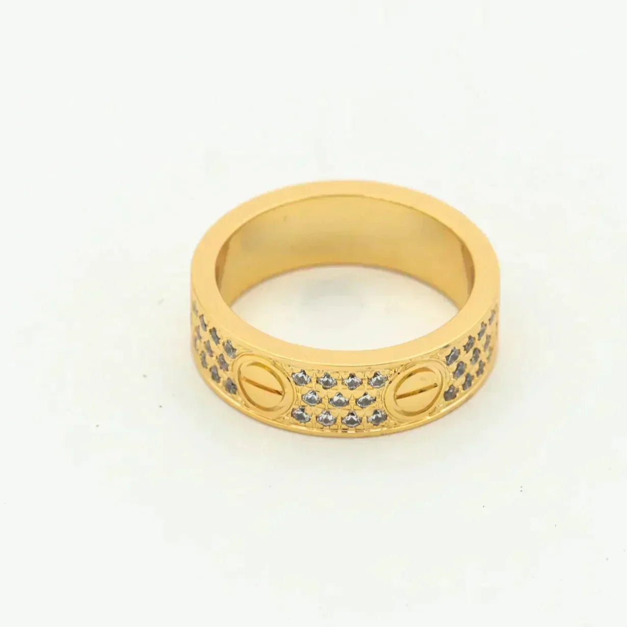 [Triumph Jewelry]LOVE RING 5.5MM DIAMONDS PAVED