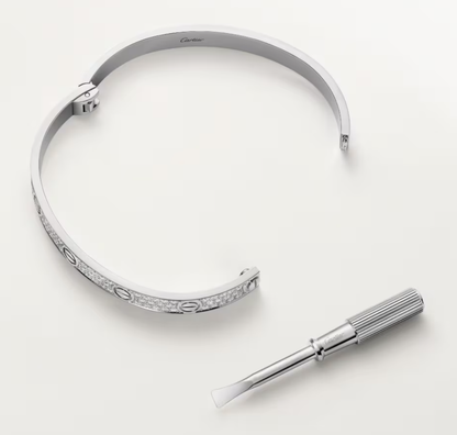 [Triumph Jewelry]NEW-LOVE-6.1MM-Width Diamond-Studded Bracelet
