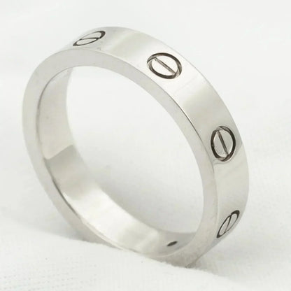 [Triumph Jewelry]LOVE RING 4MM 1 DIAMOND SILVER