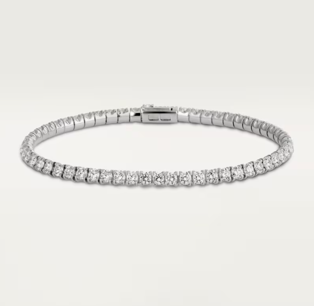 [Triumph Jewelry]  CLASSIC BASEBALL BRACELAT, 52 DIAMOND