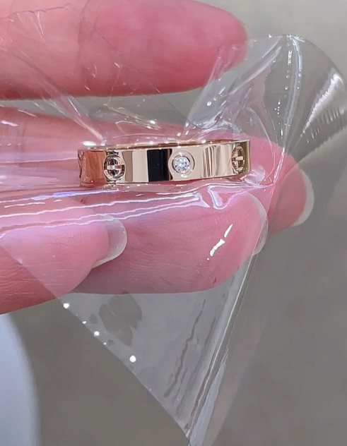 [Triumph Jewelry]LOVE RING 4MM 1 DIAMOND