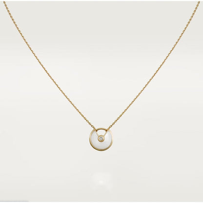 [Triumph Jewelry]AMULETTE ROSE GOLD MOP NECKLACE