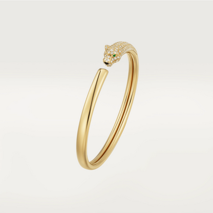 [Triumph Jewelry]PANTHERE GOLD DIAMOND OPEN BRACELET