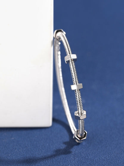 [Triumph Jewelry jewelrys]CT THREADED BRACELET