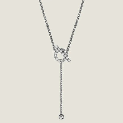 [Triumph Jewelry]FINESSE SILVER DIAMOND NECKLACE