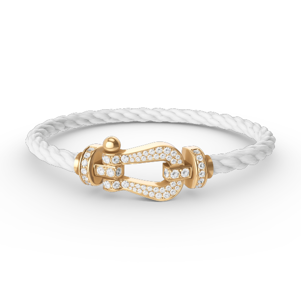 [Triumph Jewelry]FORCE LARGE HORSESHOE FULL DIAMOND BRACELET GOLD