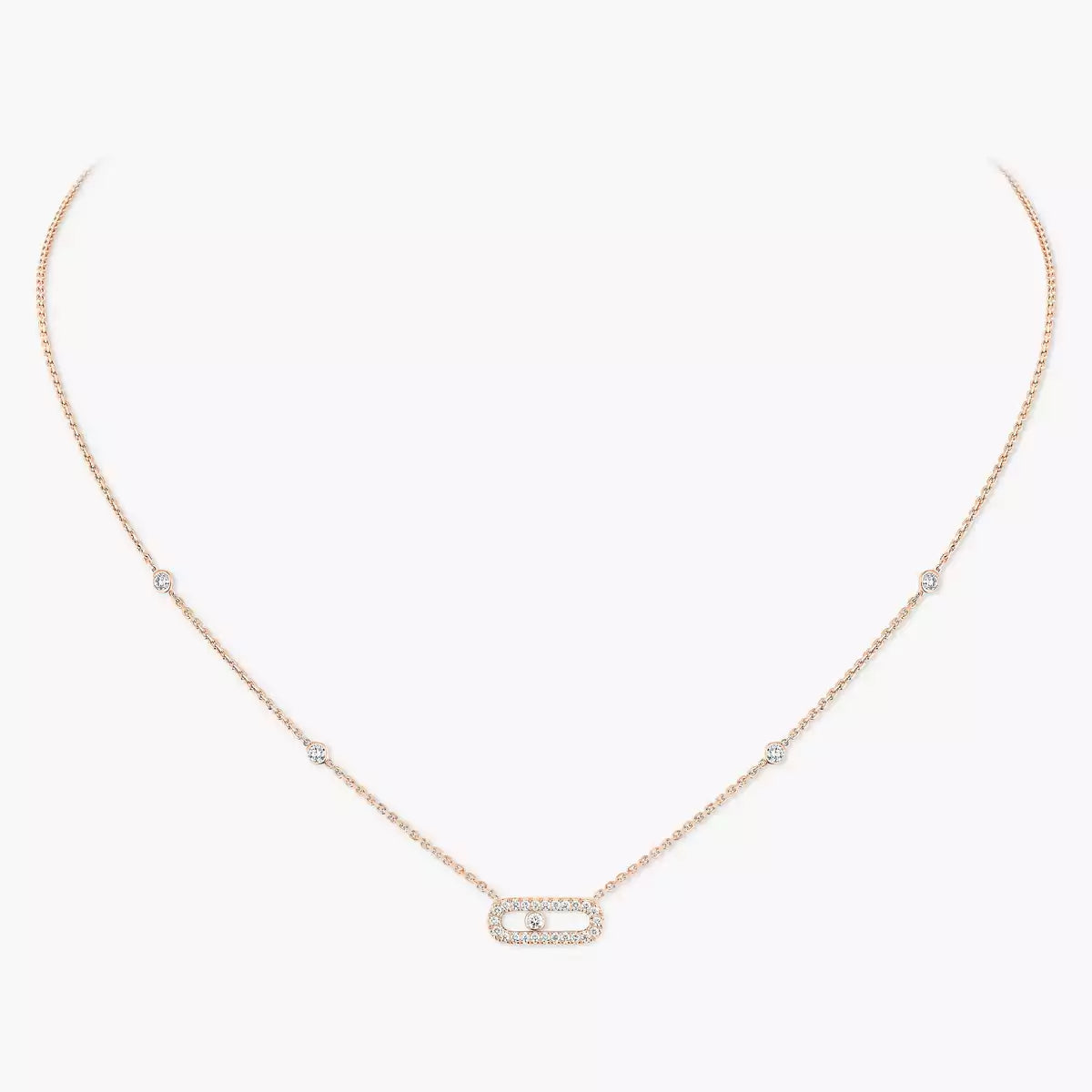 [Triumph Jewelry]Diamond Necklace Move Uno