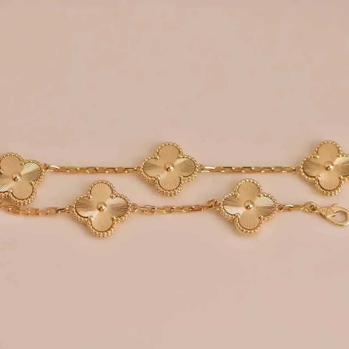 [Triumph Jewelry] CLOVER 5 MOTIF LASER BRACELET COLLECTION