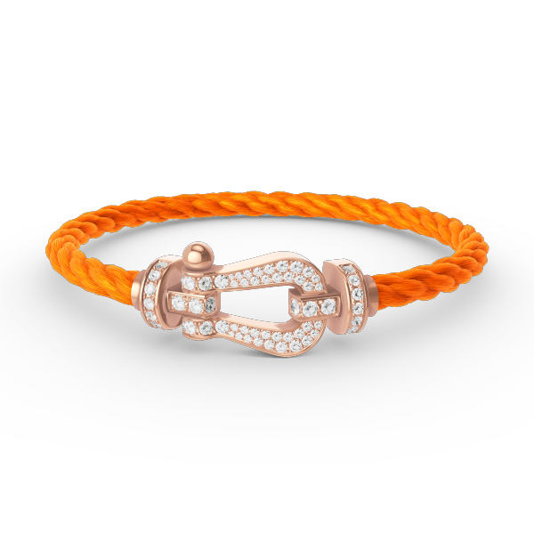 [Triumph Jewelry]FORCE LARGE HORSESHOE FULL DIAMOND BRACELET ROSE GOLD
